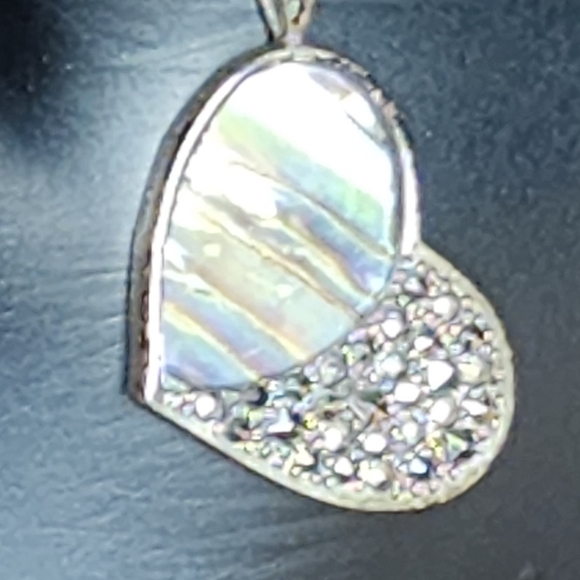 Sterling silver with abalone pendant - Picture 8 of 12